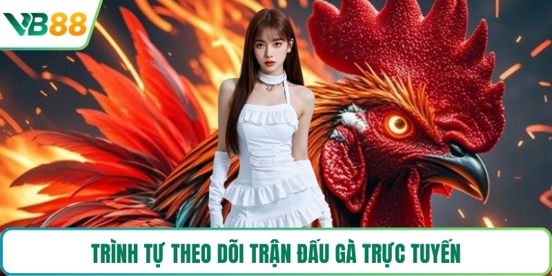Trình tự theo dõi trận đấu gà trực tuyến