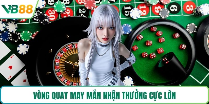 Vòng quay may mắn nhận thưởng cực lớn